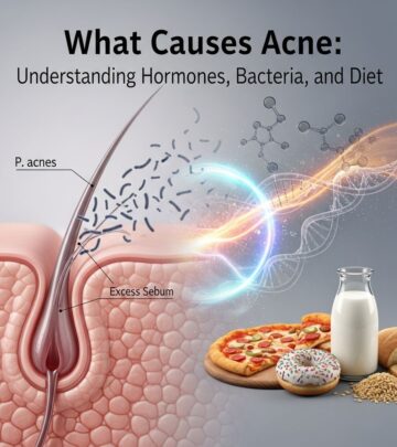 Discover the multifactorial causes of acne including hormones, bacteria, inflammation, and dietary factors.